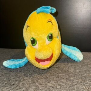 Flounder plush Fish toy Authentic & Original From Disney's The Little Mermaid